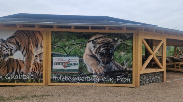 Anbau an der Tigerarena im Tierpark Bell Anbau an der Tigerarena im Tierpark Bell