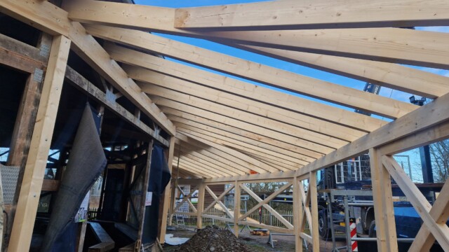 Anbau an der Tigerarena im Tierpark Bell Anbau an der Tigerarena im Tierpark Bell