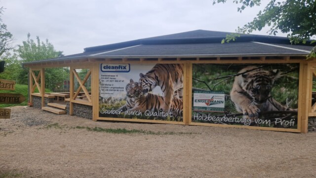 Anbau an der Tigerarena im Tierpark Bell Anbau an der Tigerarena im Tierpark Bell